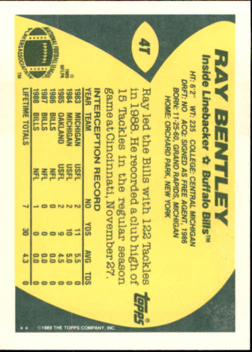 1989 Topps Traded Football Cards #1T to #132T Rookies and Veterans - Picture 9 of 251