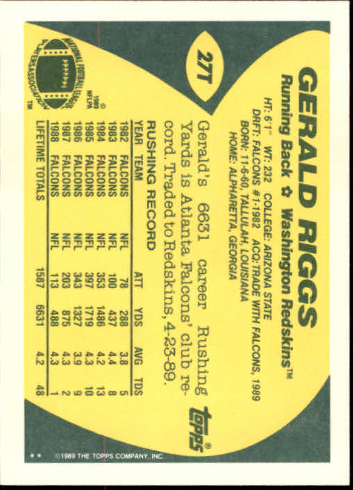 1989 Topps Traded Football Cards #1T to #132T Rookies and Veterans - Picture 55 of 251