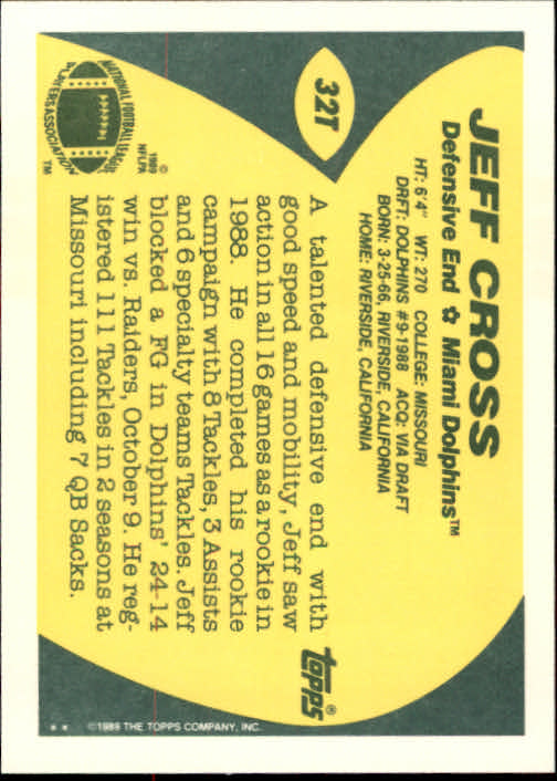1989 Topps Traded Football Cards #1T to #132T Rookies and Veterans - Picture 63 of 251