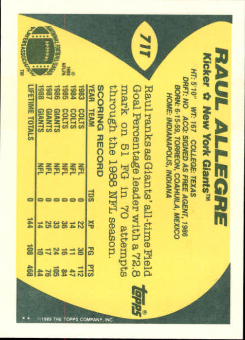 1989 Topps Traded Football Cards #1T to #132T Rookies and Veterans - Picture 133 of 251