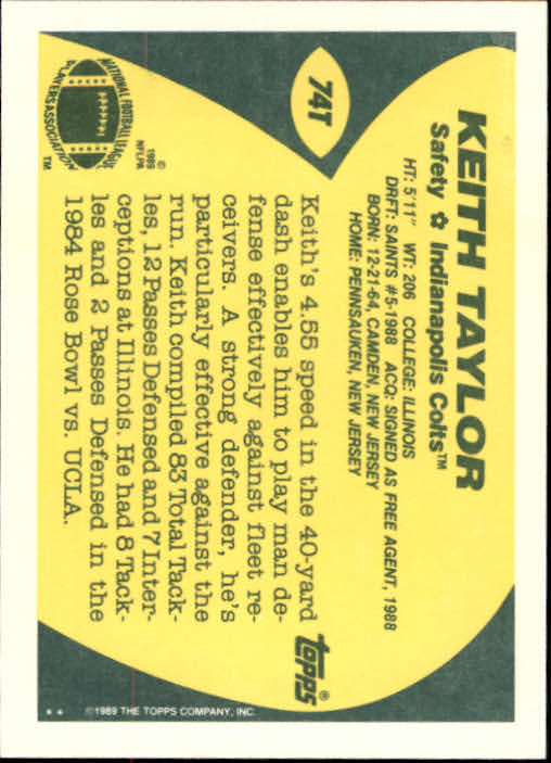 1989 Topps Traded Football Cards #1T to #132T Rookies and Veterans - Picture 139 of 251