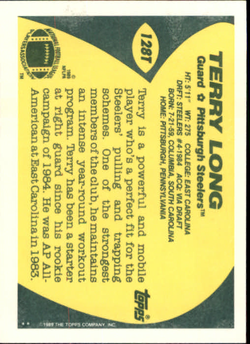 1989 Topps Traded Football Cards #1T to #132T Rookies and Veterans - Picture 243 of 251