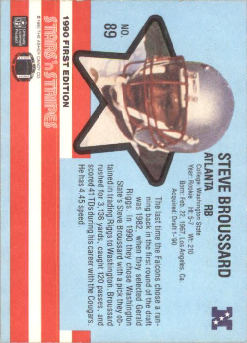 A9430- 1990 Fleer Stars and Stripes FB Cards 1-90 -You Pick- 15+ FREE US SHIP