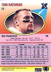 1990 Fleer Football "Main Set" Cards #1 to #200 Rookies and Veterans - Bild 21 von 391