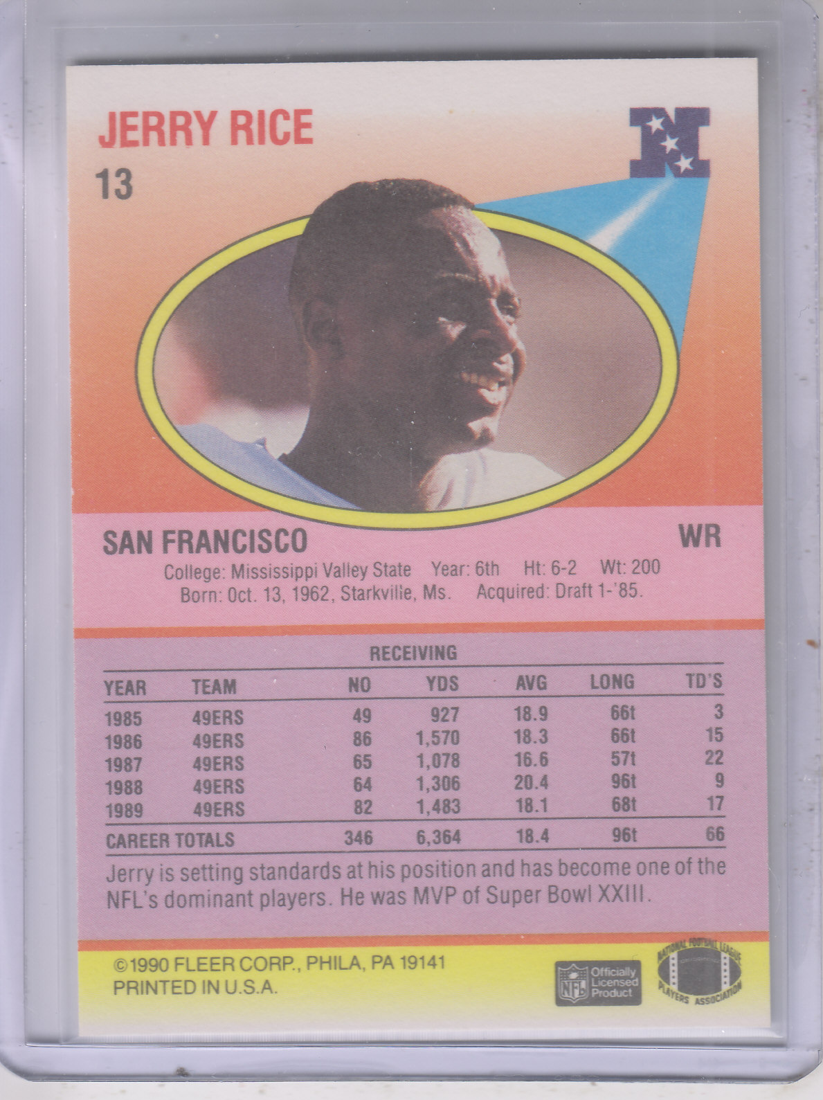 1990 Fleer Football "Main Set" Cards #1 to #200 Rookies and Veterans - Bild 23 von 391