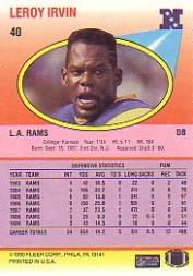 1990 Fleer Football "Main Set" Cards #1 to #200 Rookies and Veterans - Bild 75 von 391