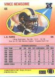 1990 Fleer Football "Main Set" Cards #1 to #200 Rookies and Veterans - Bild 82 von 391