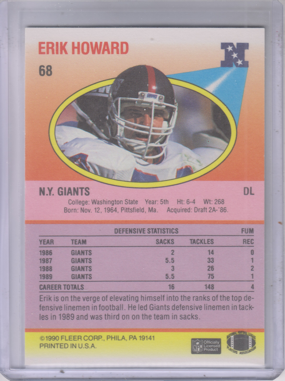 1990 Fleer Football "Main Set" Cards #1 to #200 Rookies and Veterans - Bild 127 von 391