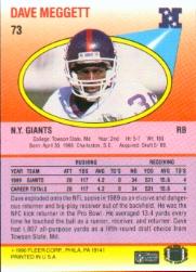 1990 Fleer Football "Main Set" Cards #1 to #200 Rookies and Veterans - Bild 137 von 391