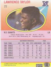 1990 Fleer Football "Main Set" Cards #1 to #200 Rookies and Veterans - Bild 145 von 391