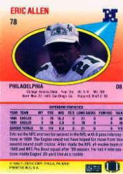 1990 Fleer Football "Main Set" Cards #1 to #200 Rookies and Veterans - Bild 147 von 391