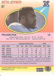 1990 Fleer Football "Main Set" Cards #1 to #200 Rookies and Veterans - Bild 169 von 391