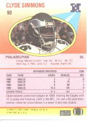1990 Fleer Football "Main Set" Cards #1 to #200 Rookies and Veterans - Bild 175 von 391