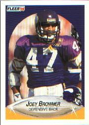 1990 Fleer Football "Main Set" Cards #1 to #200 Rookies and Veterans - Bild 184 von 391