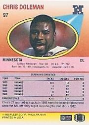 1990 Fleer Football "Main Set" Cards #1 to #200 Rookies and Veterans - Bild 189 von 391