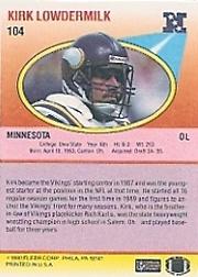 1990 Fleer Football "Main Set" Cards #1 to #200 Rookies and Veterans - Bild 203 von 391