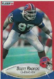 1990 Fleer Football "Main Set" Cards #1 to #200 Rookies and Veterans - Bild 230 von 391