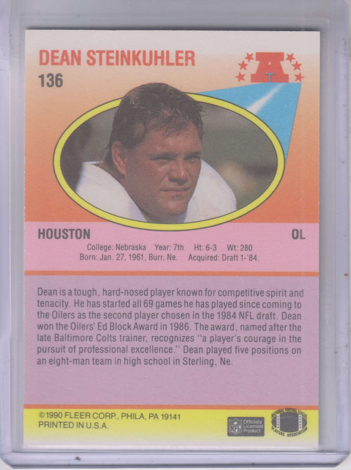 1990 Fleer Football "Main Set" Cards #1 to #200 Rookies and Veterans - Bild 266 von 391