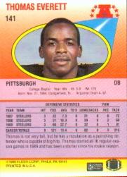 1990 Fleer Football "Main Set" Cards #1 to #200 Rookies and Veterans - Bild 276 von 391