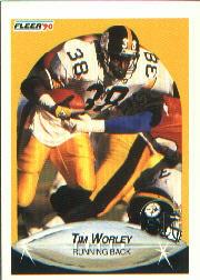 1990 Fleer Football "Main Set" Cards #1 to #200 Rookies and Veterans - Bild 299 von 391