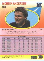 1990 Fleer Football "Main Set" Cards #1 to #200 Rookies and Veterans - Bild 357 von 391