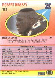 1990 Fleer Football "Main Set" Cards #1 to #200 Rookies and Veterans - Bild 377 von 391
