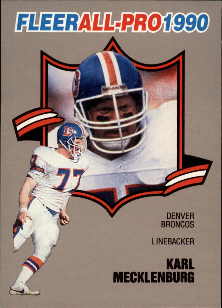 1990 Fleer Football "All-Pros" Insert Cards - Picture 30 of 51
