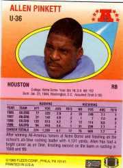 1990 Fleer Update Football "Main Set" Cards #U1 to #U120 Rookies and Veterans - Picture 67 of 221