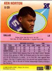 1990 Fleer Update Football "Main Set" Cards #U1 to #U120 Rookies and Veterans - Picture 73 of 221
