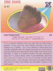 1990 Fleer Update Football "Main Set" Cards #U1 to #U120 Rookies and Veterans - Picture 87 of 221