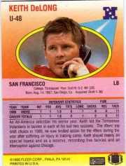 1990 Fleer Update Football "Main Set" Cards #U1 to #U120 Rookies and Veterans - Picture 89 of 221