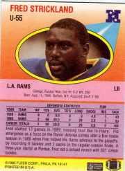 1990 Fleer Update Football "Main Set" Cards #U1 to #U120 Rookies and Veterans - Picture 103 of 221
