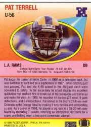 1990 Fleer Update Football "Main Set" Cards #U1 to #U120 Rookies and Veterans - Picture 105 of 221