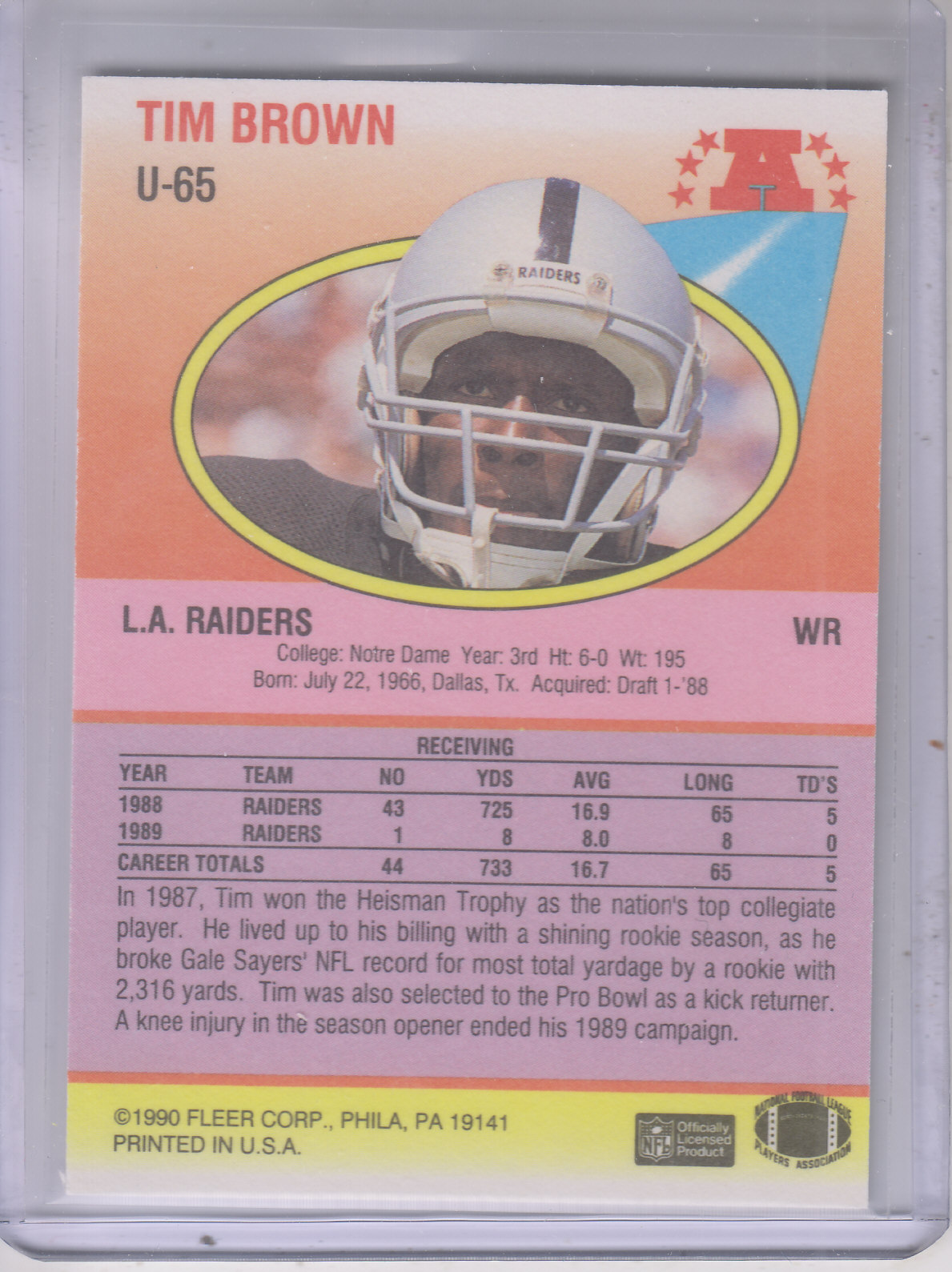 1990 Fleer Update Football "Main Set" Cards #U1 to #U120 Rookies and Veterans - Picture 119 of 221