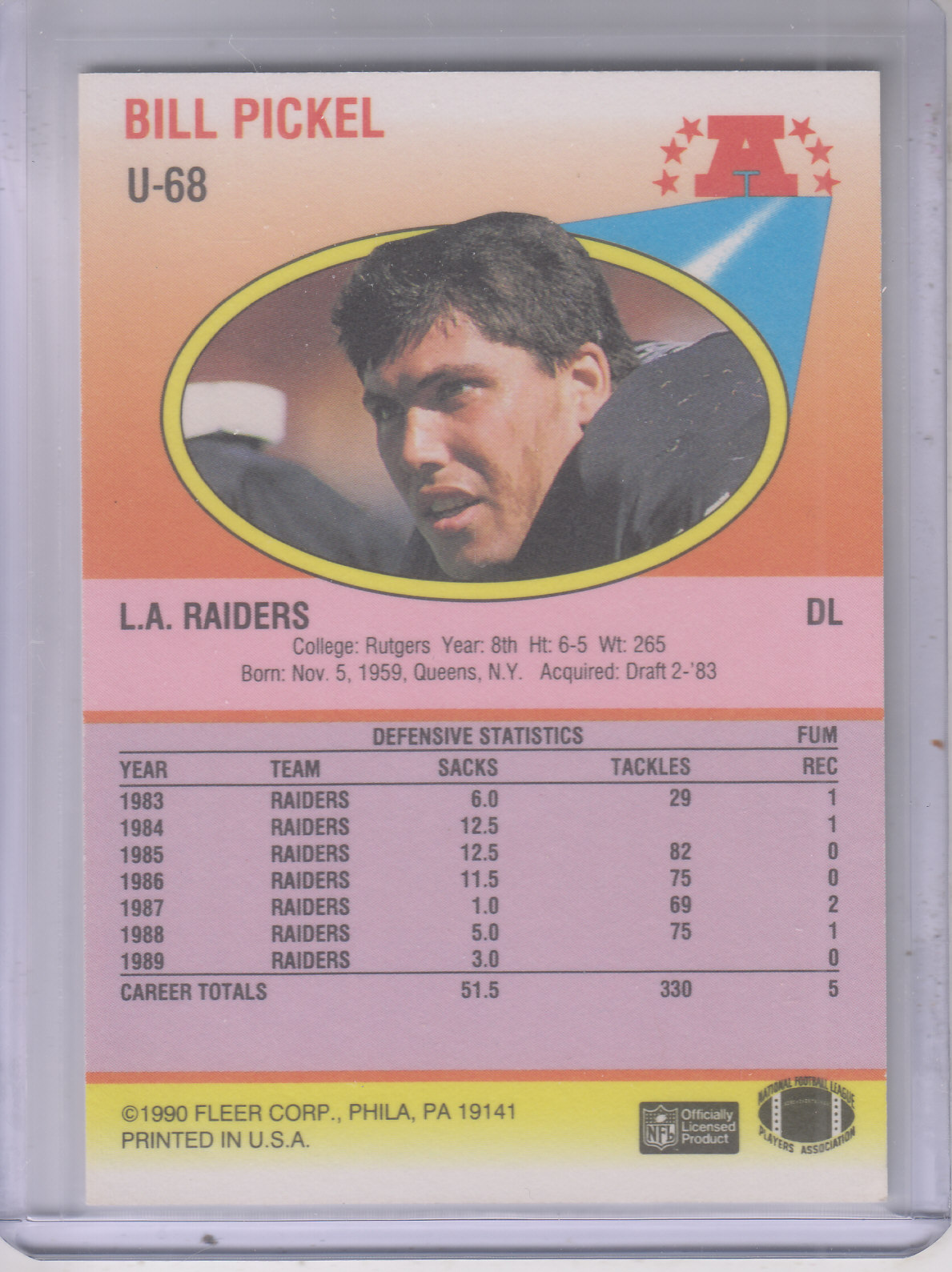 1990 Fleer Update Football "Main Set" Cards #U1 to #U120 Rookies and Veterans - Picture 125 of 221