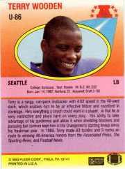 1990 Fleer Update Football "Main Set" Cards #U1 to #U120 Rookies and Veterans - Picture 156 of 221