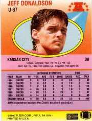 1990 Fleer Update Football "Main Set" Cards #U1 to #U120 Rookies and Veterans - Picture 158 of 221