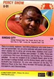 1990 Fleer Update Football "Main Set" Cards #U1 to #U120 Rookies and Veterans - Picture 166 of 221