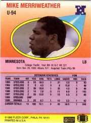 1990 Fleer Update Football "Main Set" Cards #U1 to #U120 Rookies and Veterans - Picture 172 of 221
