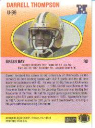 1990 Fleer Update Football "Main Set" Cards #U1 to #U120 Rookies and Veterans - Picture 182 of 221