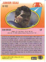 1990 Fleer Update Football "Main Set" Cards #U1 to #U120 Rookies and Veterans - Picture 188 of 221