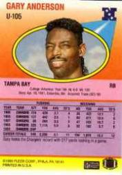 1990 Fleer Update Football "Main Set" Cards #U1 to #U120 Rookies and Veterans - Picture 194 of 221