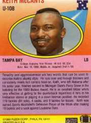 1990 Fleer Update Football "Main Set" Cards #U1 to #U120 Rookies and Veterans - Picture 200 of 221