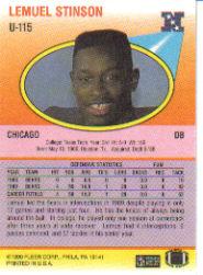 1990 Fleer Update Football "Main Set" Cards #U1 to #U120 Rookies and Veterans - Picture 211 of 221