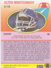 1990 Fleer Update Football "Main Set" Cards #U1 to #U120 Rookies and Veterans - Picture 217 of 221