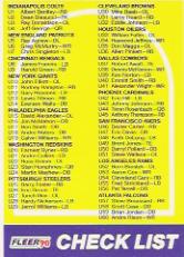 1990 Fleer Update Football "Main Set" Cards #U1 to #U120 Rookies and Veterans - Picture 220 of 221