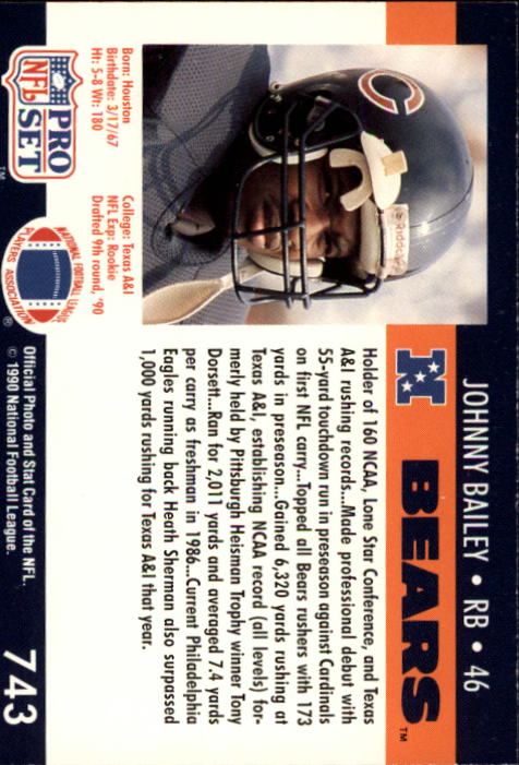 : Football NFL 1990 Pro Set #722 Eric Davis #722 NM RC