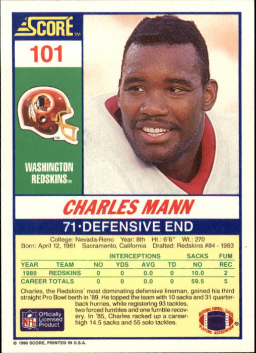 1990 Score Football "Main Set" Cards #1 to #220 Rookies and Veterans - Picture 201 of 441