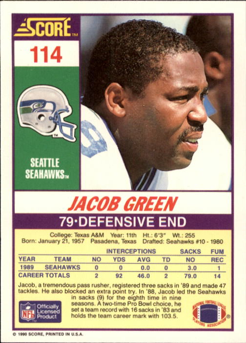 1990 Score Football "Main Set" Cards #1 to #220 Rookies and Veterans - Picture 227 of 441