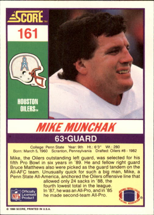 1990 Score Football "Main Set" Cards #1 to #220 Rookies and Veterans - Picture 321 of 441